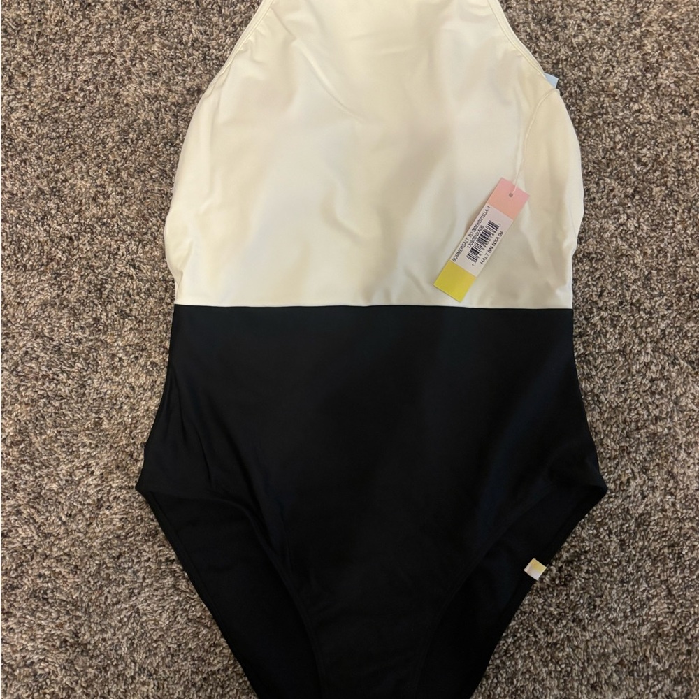 Summersalt Classic Black and White One Piece Swimsuit
